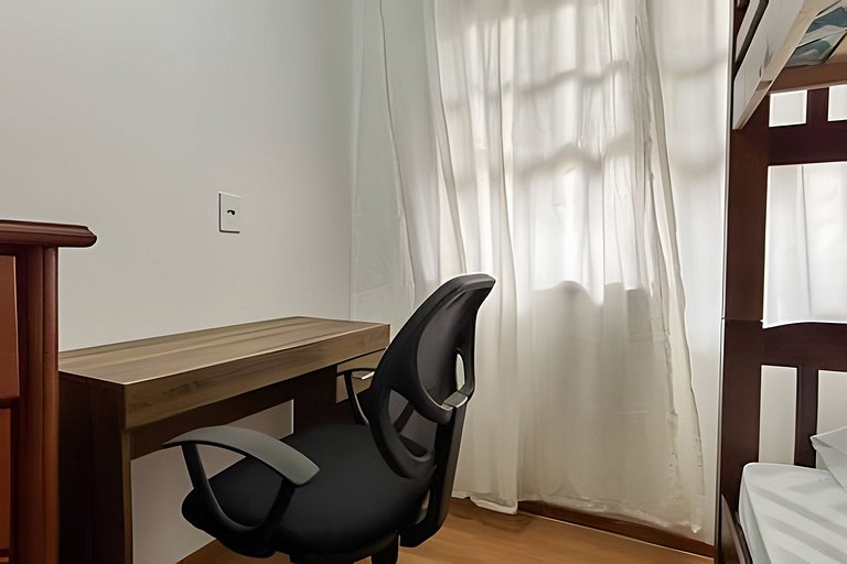 Q1 - Quarto com Beliche e Banheiro Priv. Saguaçu