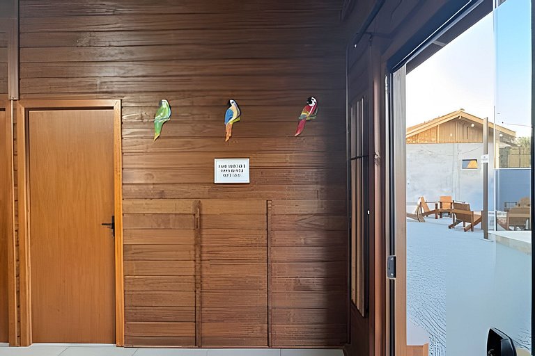 Linda casa na praia com piscina para 6 pessoas.