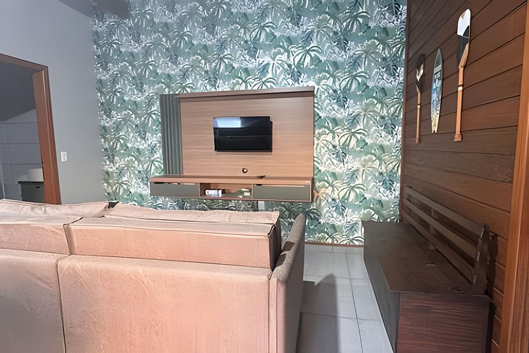 Linda casa na praia com piscina para 6 pessoas.