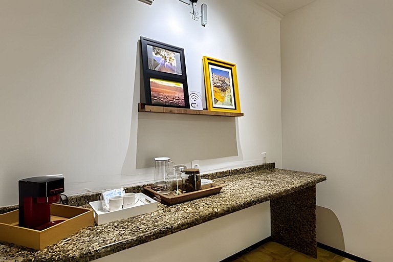 Q3- Quarto de Casal com Suíte Ar e Ventilador
