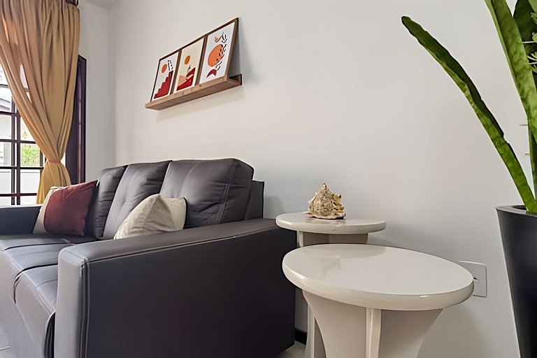 Q3- Quarto de Casal com Suíte Ar e Ventilador