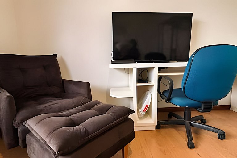 Casa c/ampla cozinha e 3 quartos p/ate 7 pessoas
