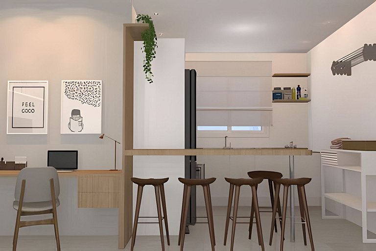 Confortável Casa Térrea para até 5 pessoas c/ Ar