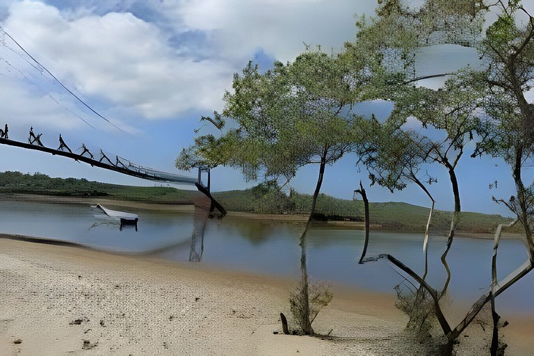 Frente Lagoa para até 6 pessoas